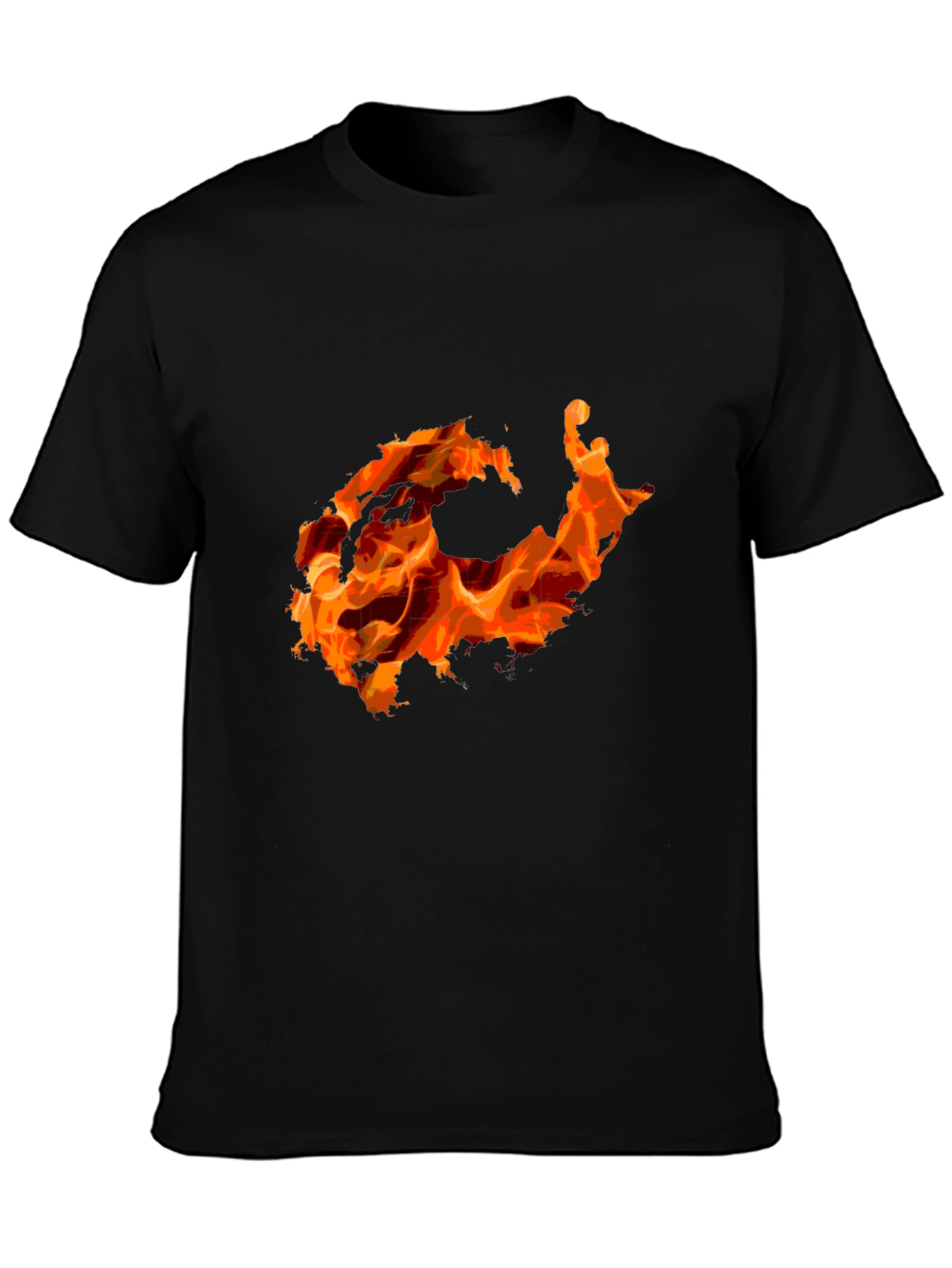 Inferno Graphic Tee - Bold Flame Design