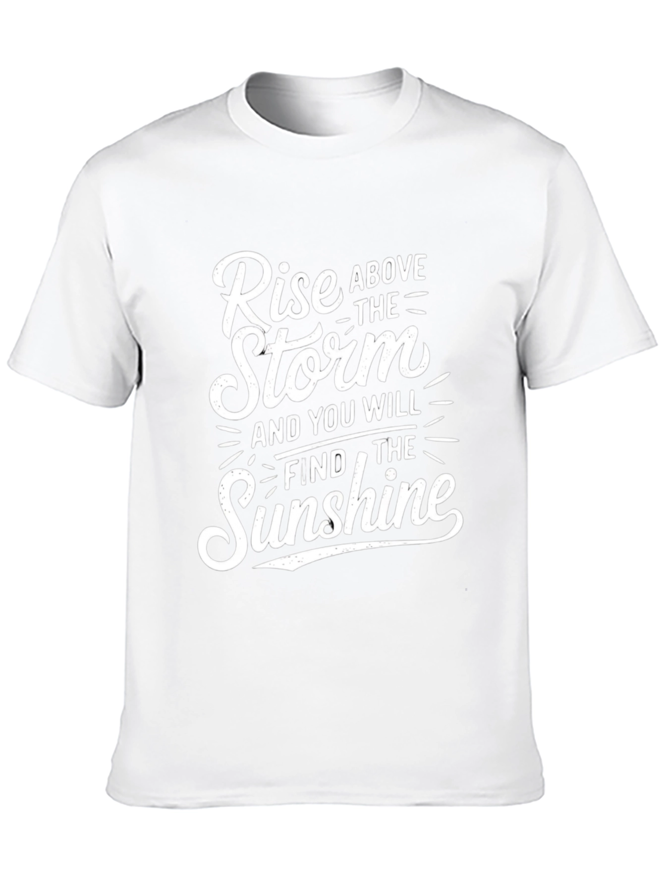 Rise Above the Storm Graphic Tee - Black