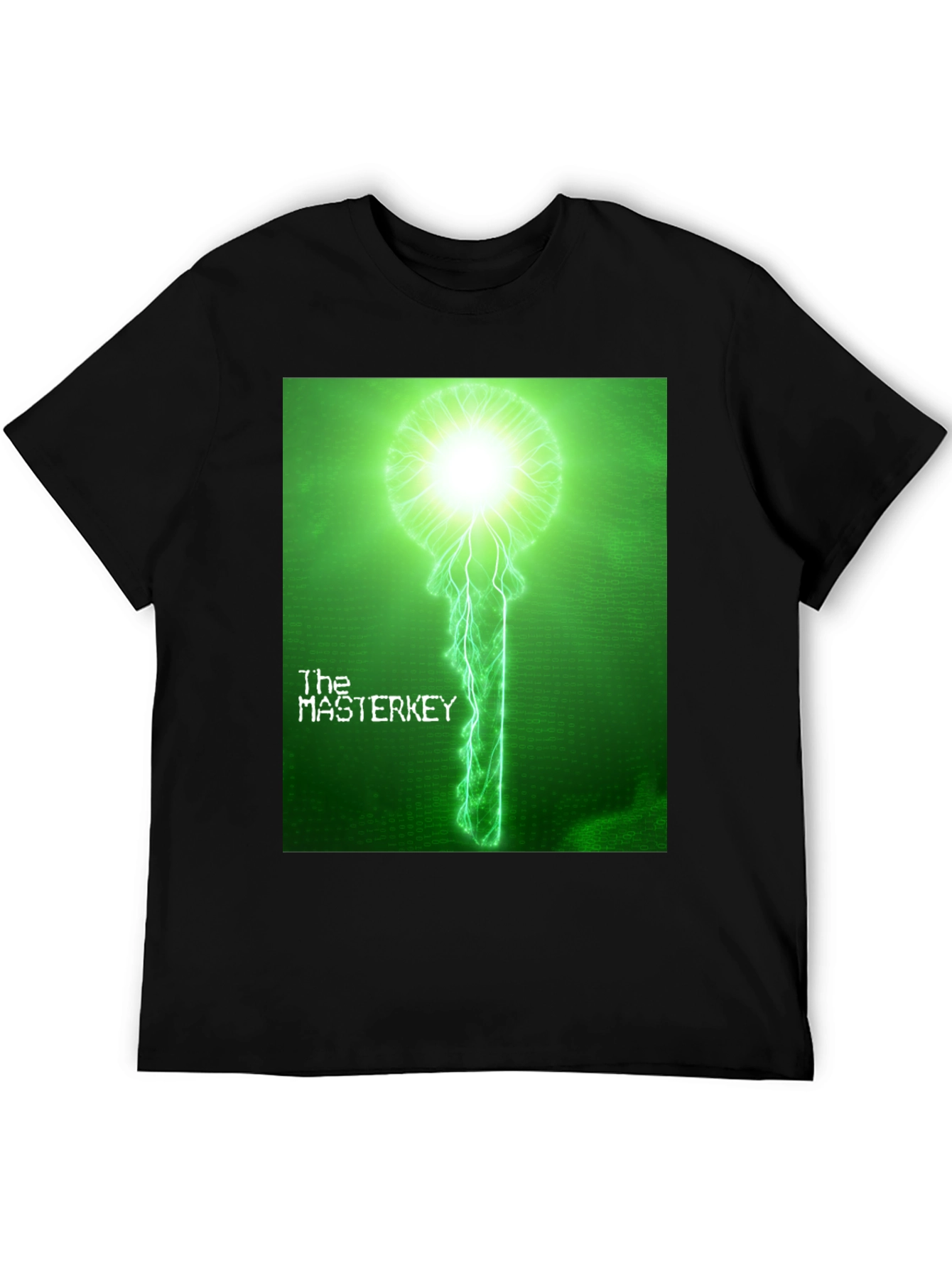 The Master Key T-Shirt - Electric Green Graphic Tee