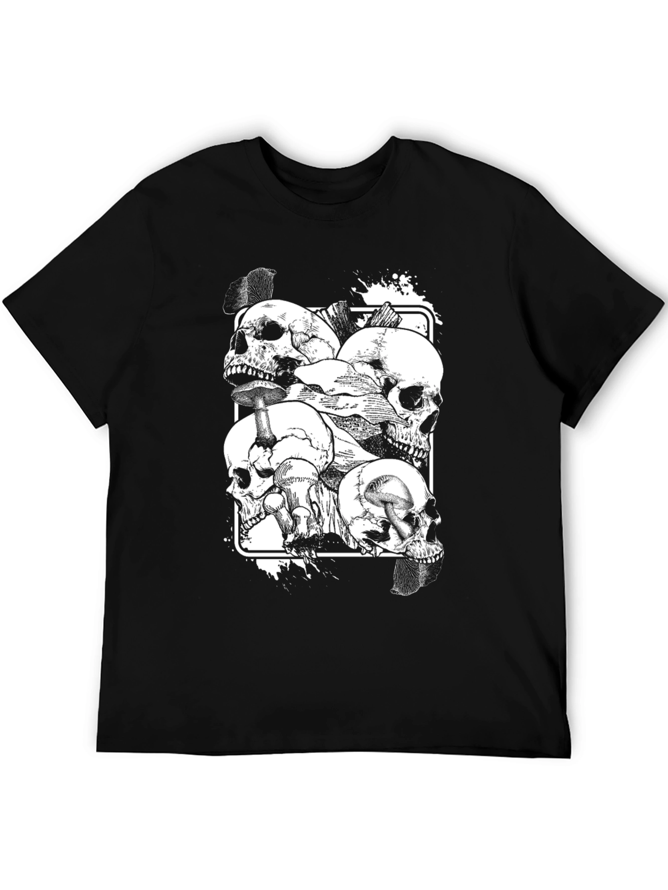 Skull Pile Graphic T-Shirt