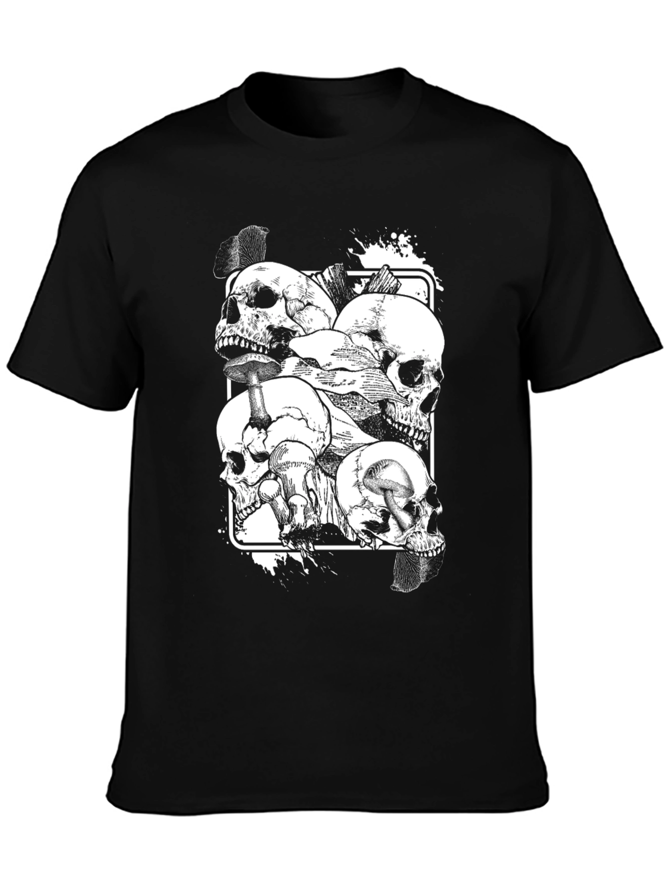 Skull Pile Graphic T-Shirt