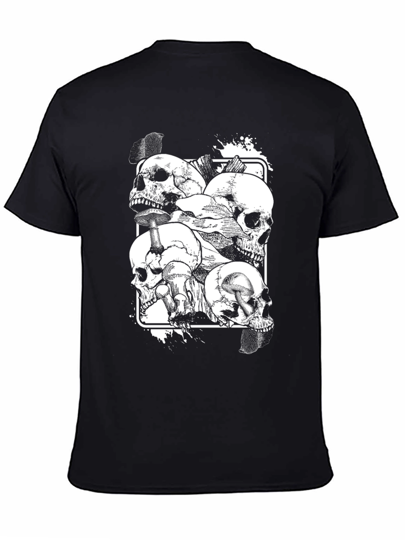 Skull Pile Graphic T-Shirt