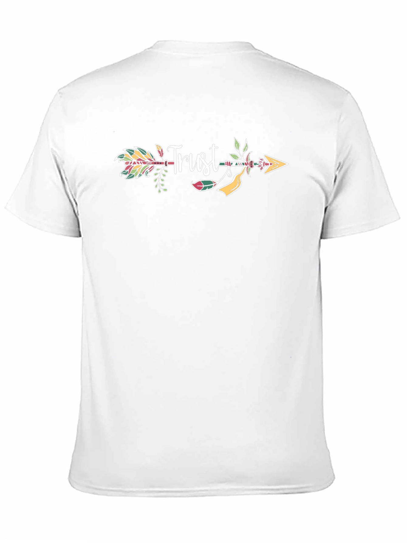 Trust Arrow Graphic Tee - Black Unisex T-Shirt