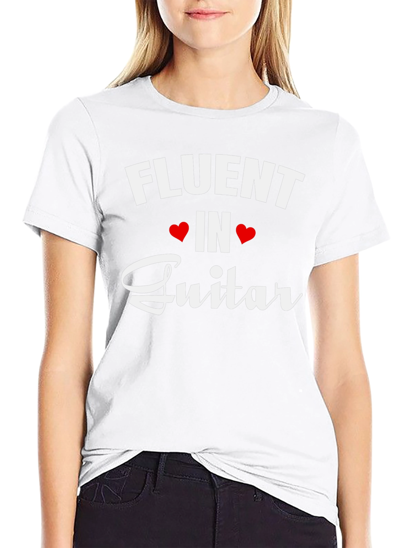 Fluent in Guitar T-Shirt - Music Lover Tee