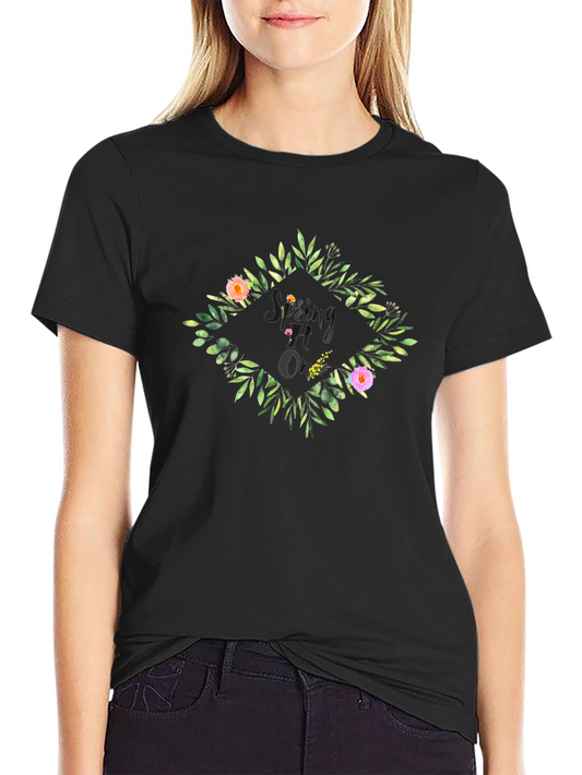 Floral Diamond T-Shirt - Rising As One