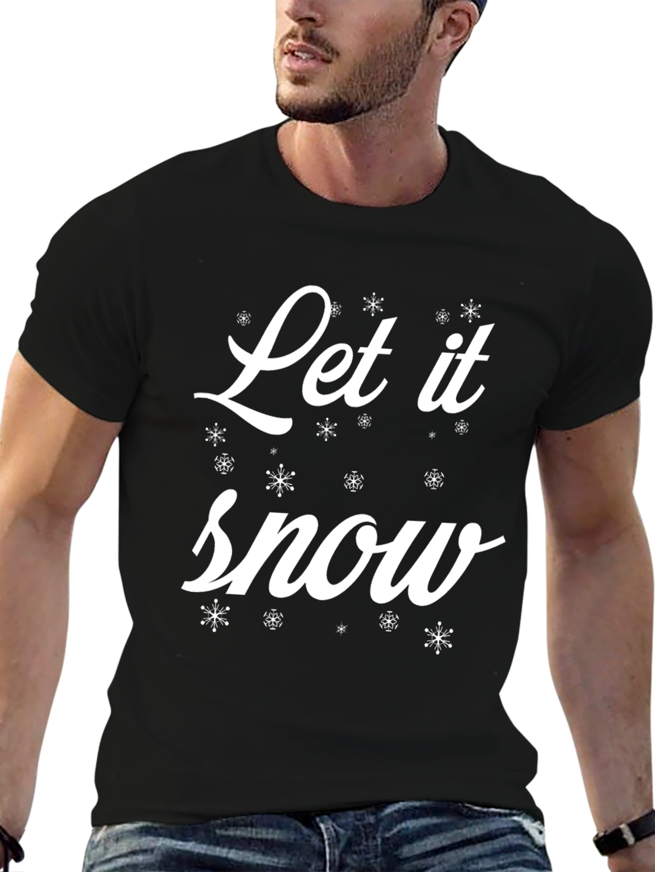 Let it Snow Graphic Tee - Festive Holiday Shirt