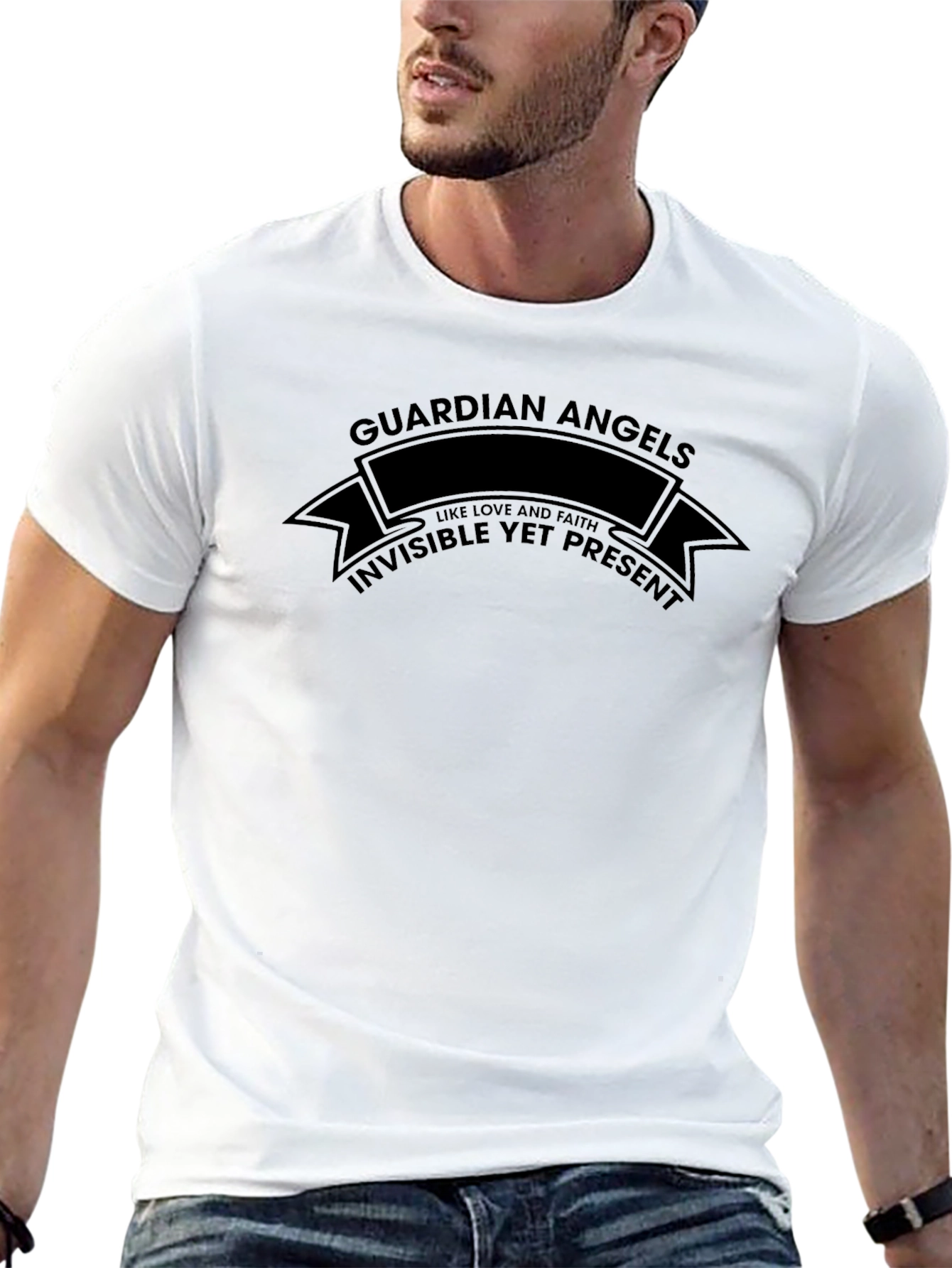 Guardian Angels T-Shirt - Invisible Yet Present Tee