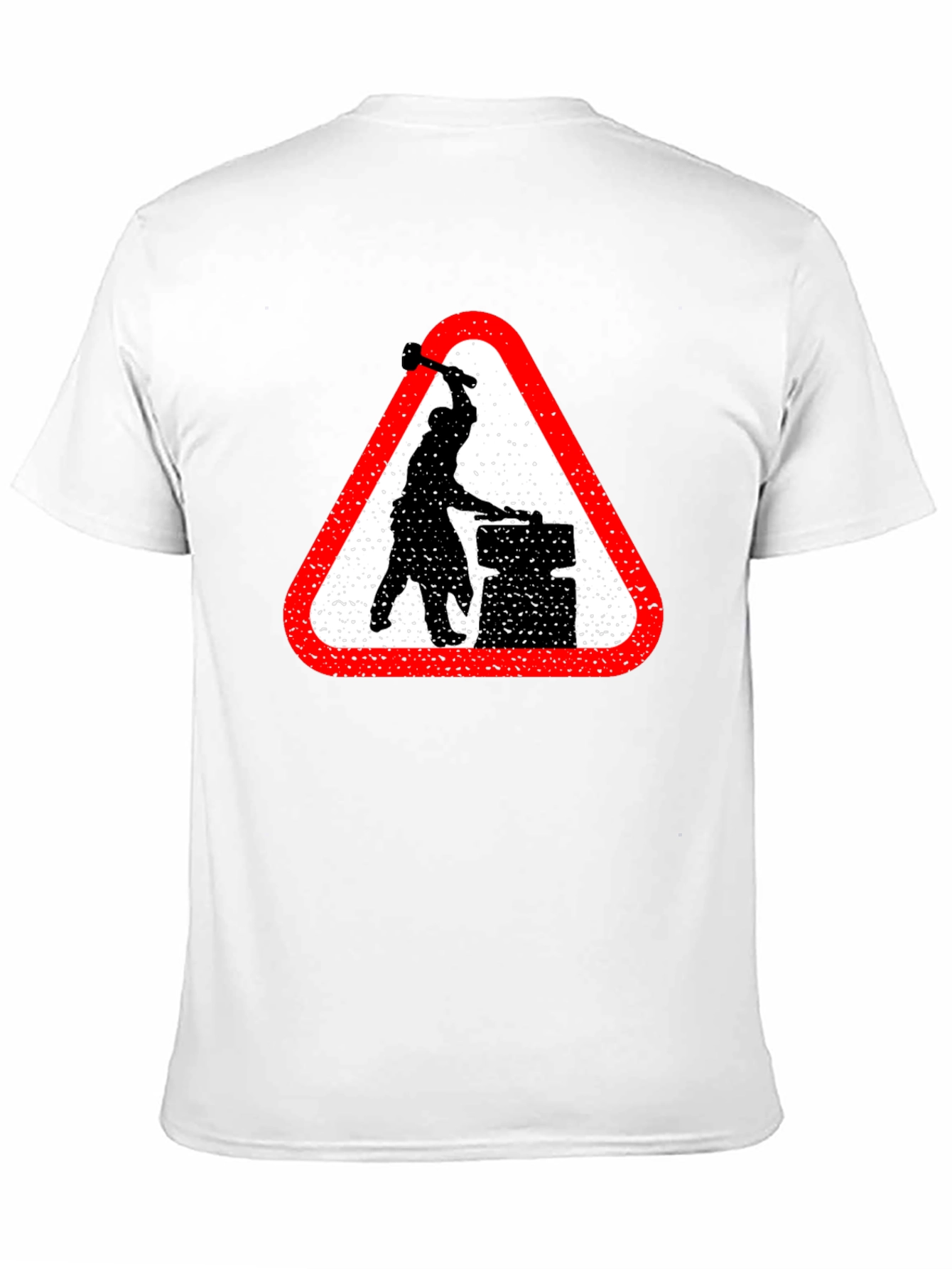 Blacksmith Warning Sign Graphic Tee