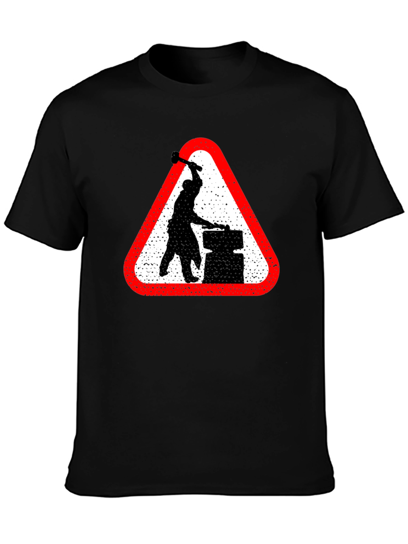 Blacksmith Warning Sign Graphic Tee