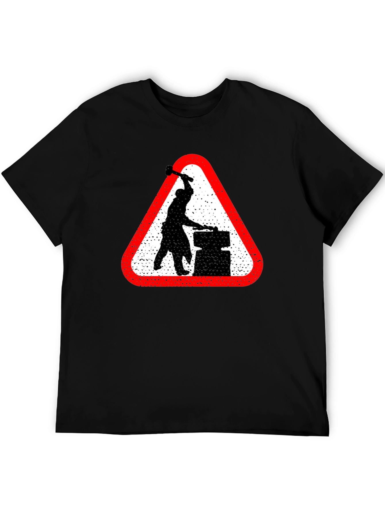 Blacksmith Warning Sign Graphic Tee