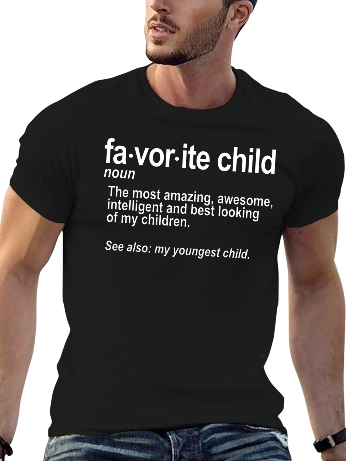 Favorite Child Definition Black T-Shirt