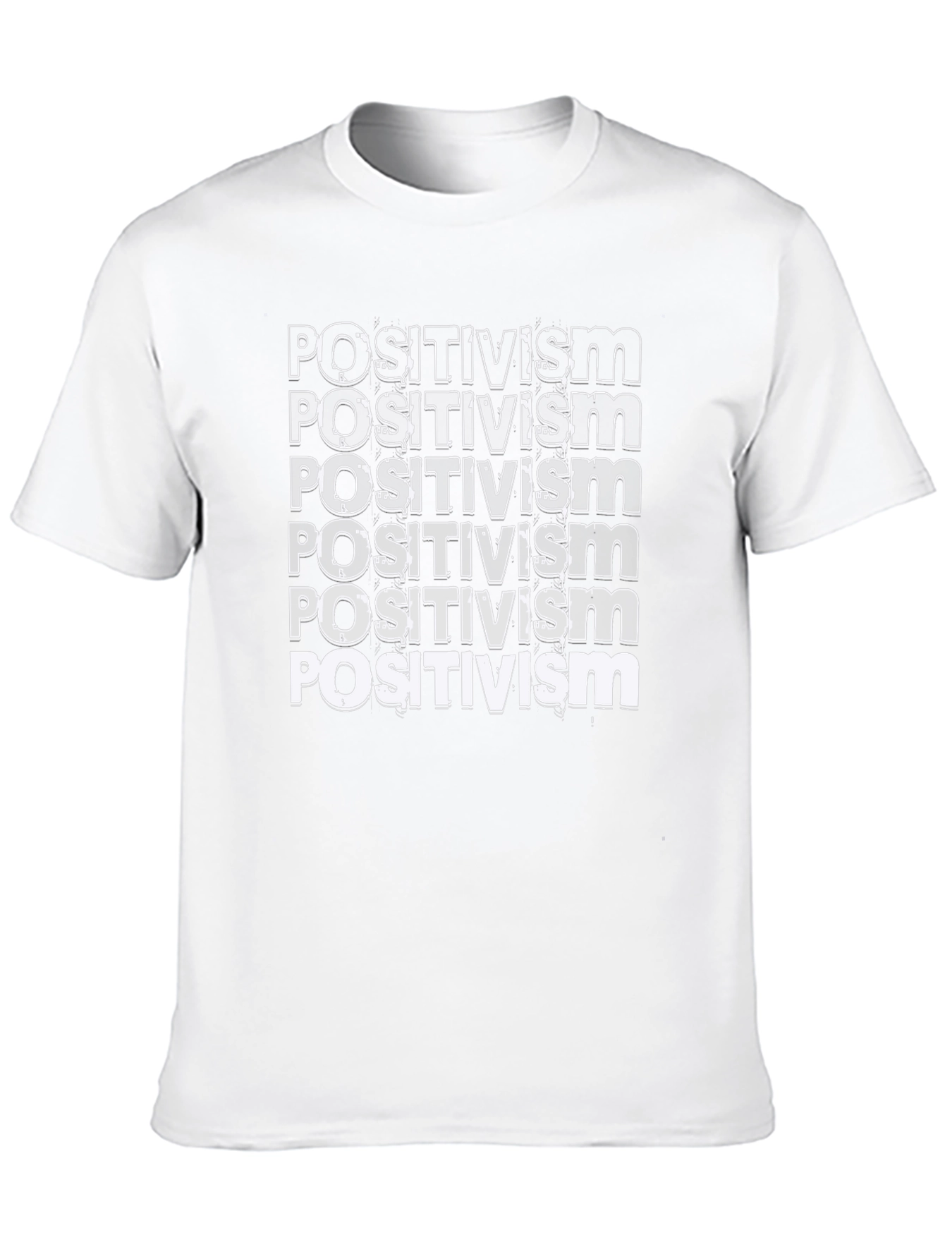 Positivism Graphic Tee - Black Cotton T-Shirt