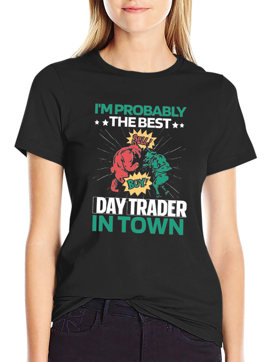 Day Trader T-Shirt - Bull vs Bear