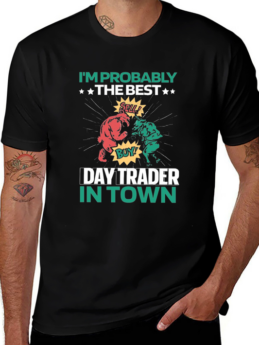 Day Trader T-Shirt - Bull vs Bear