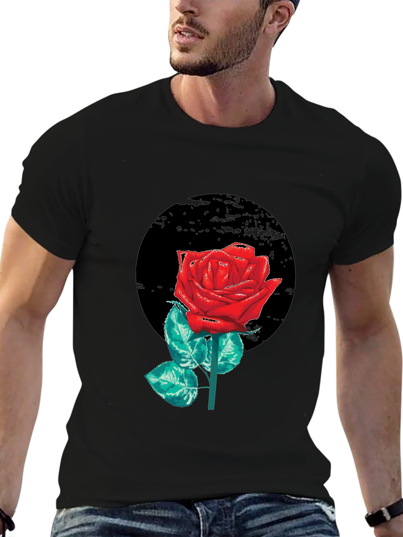 Black Rose Graphic Tee