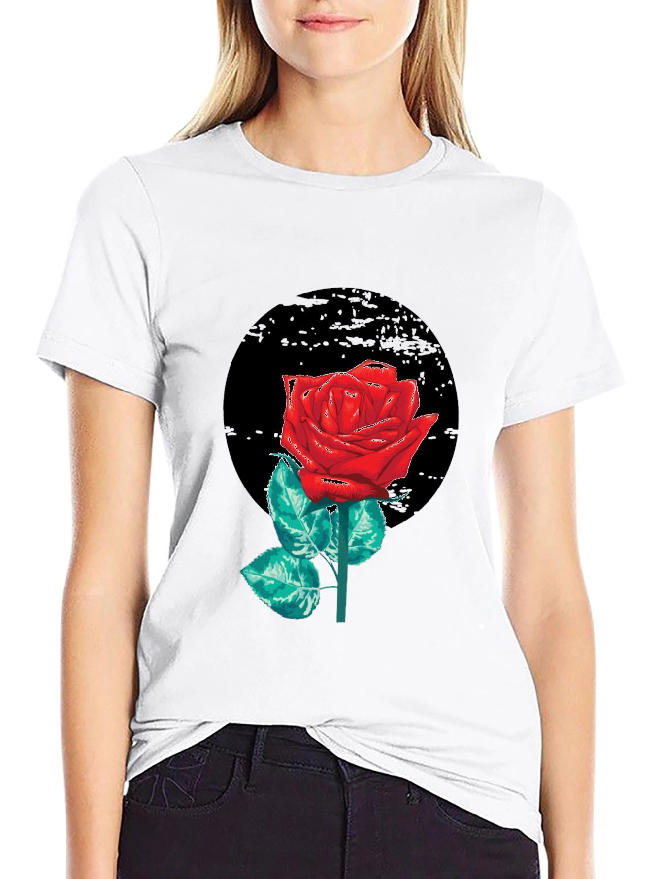 Black Rose Graphic Tee