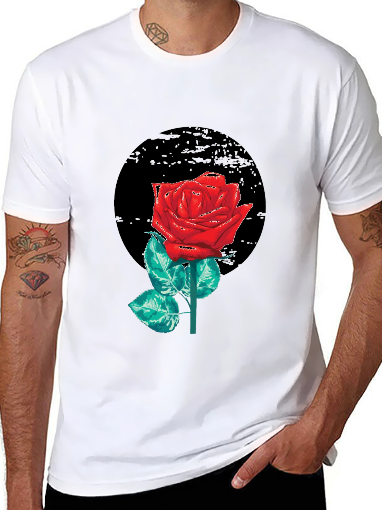 Black Rose Graphic Tee