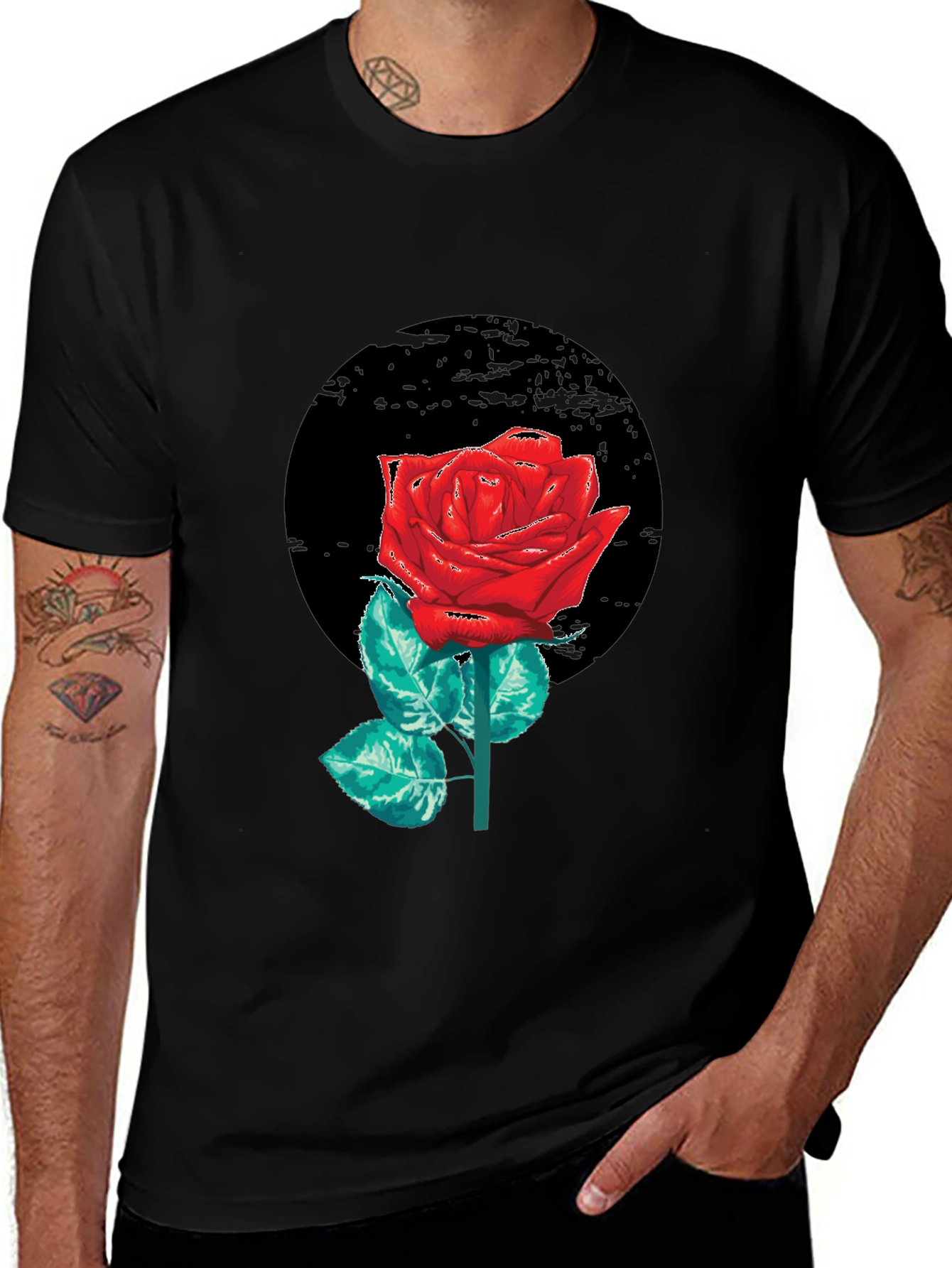 Black Rose Graphic Tee