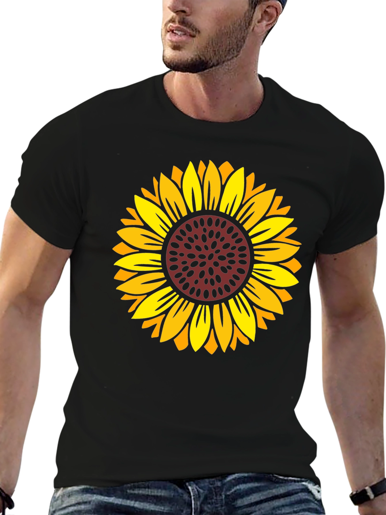 Sunflower Graphic Tee - Casual Comfort