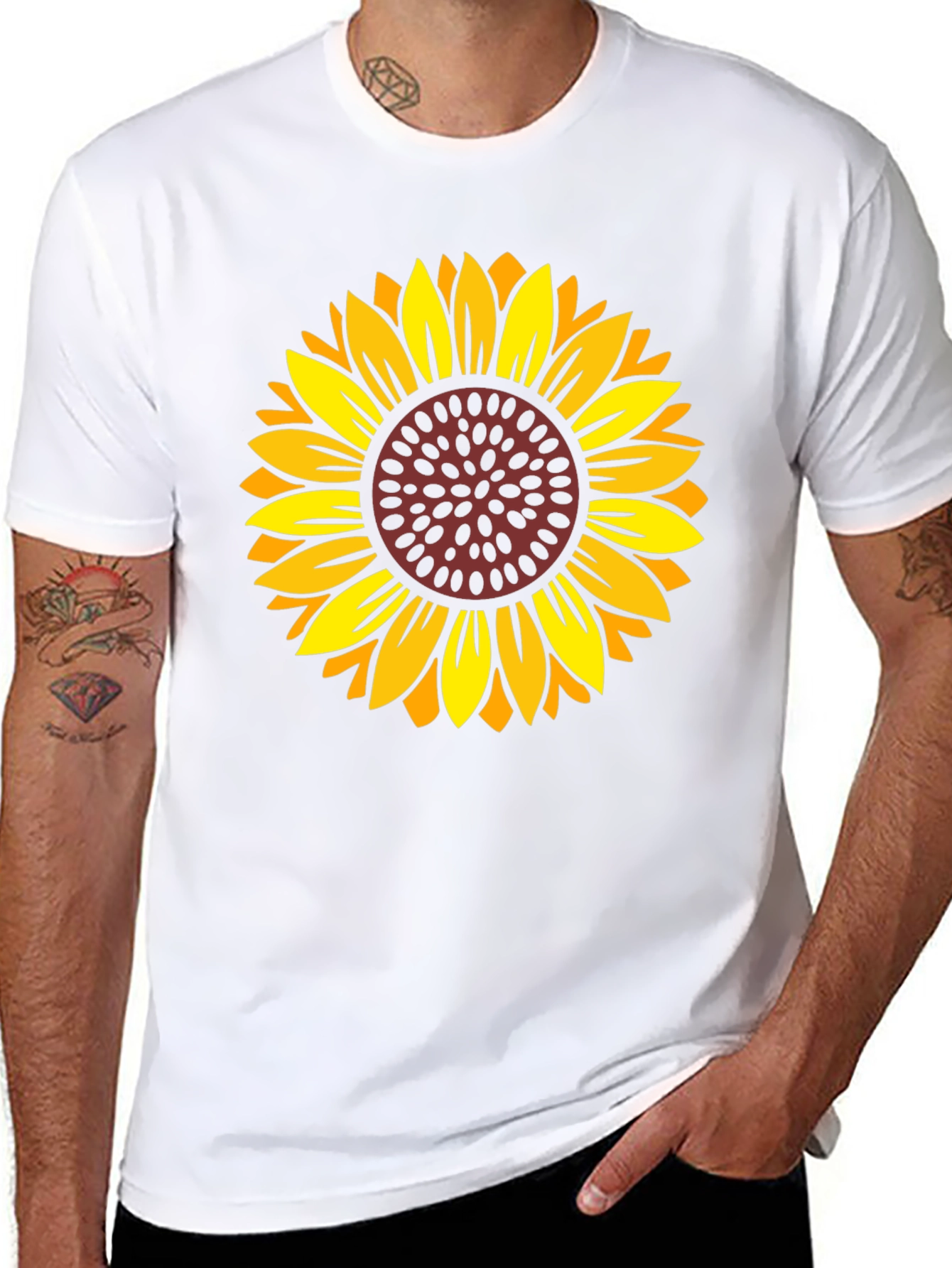 Sunflower Graphic Tee - Casual Comfort