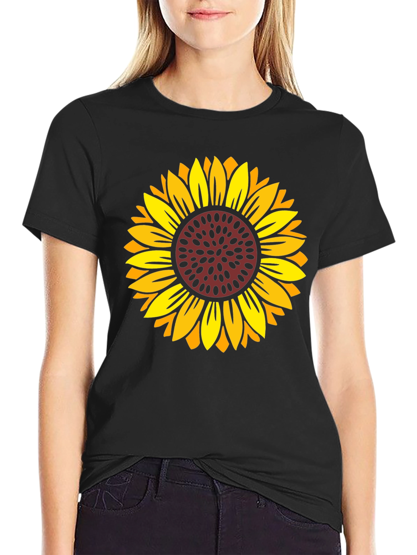 Sunflower Graphic Tee - Casual Comfort