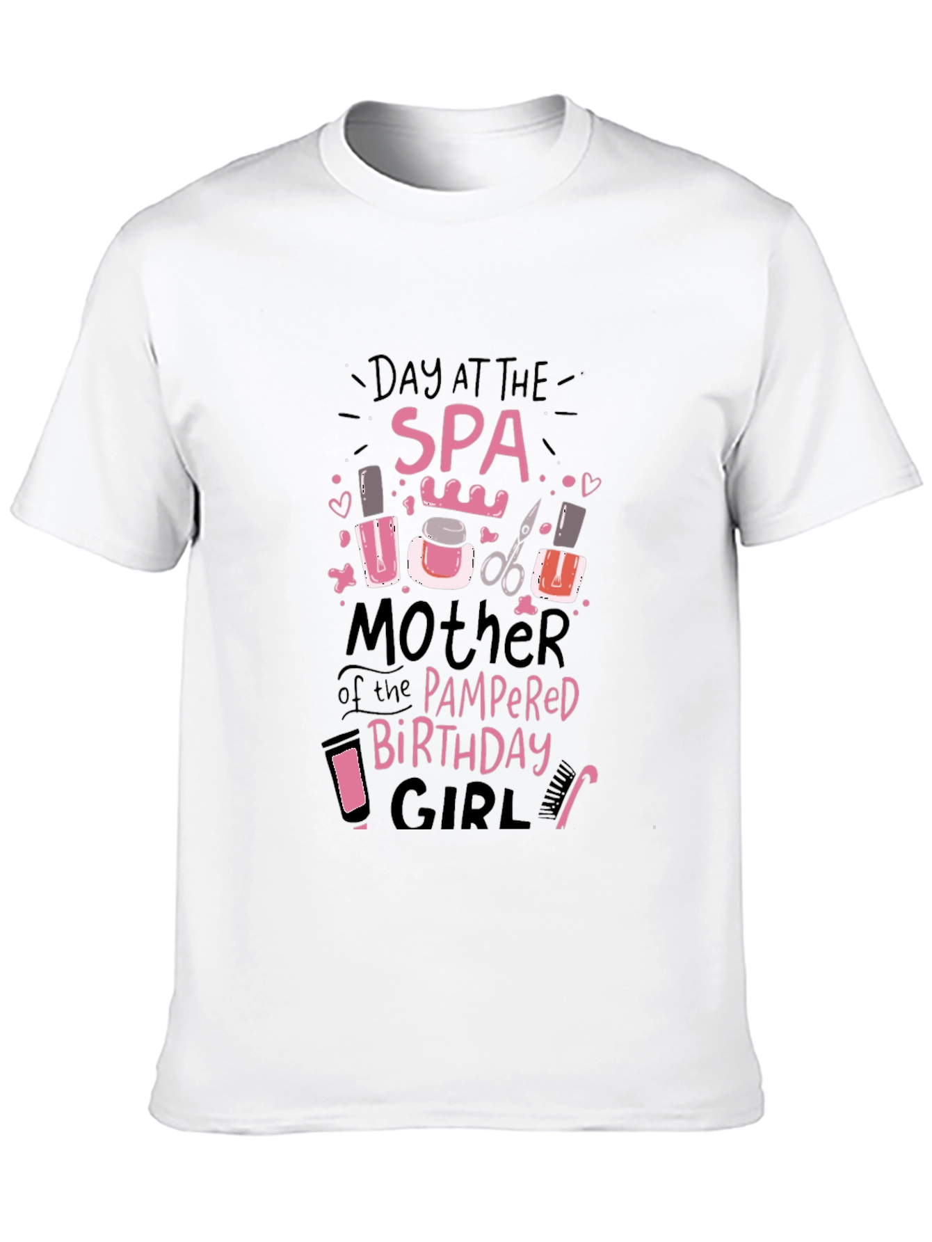 Spa Day Birthday Girl T-Shirt