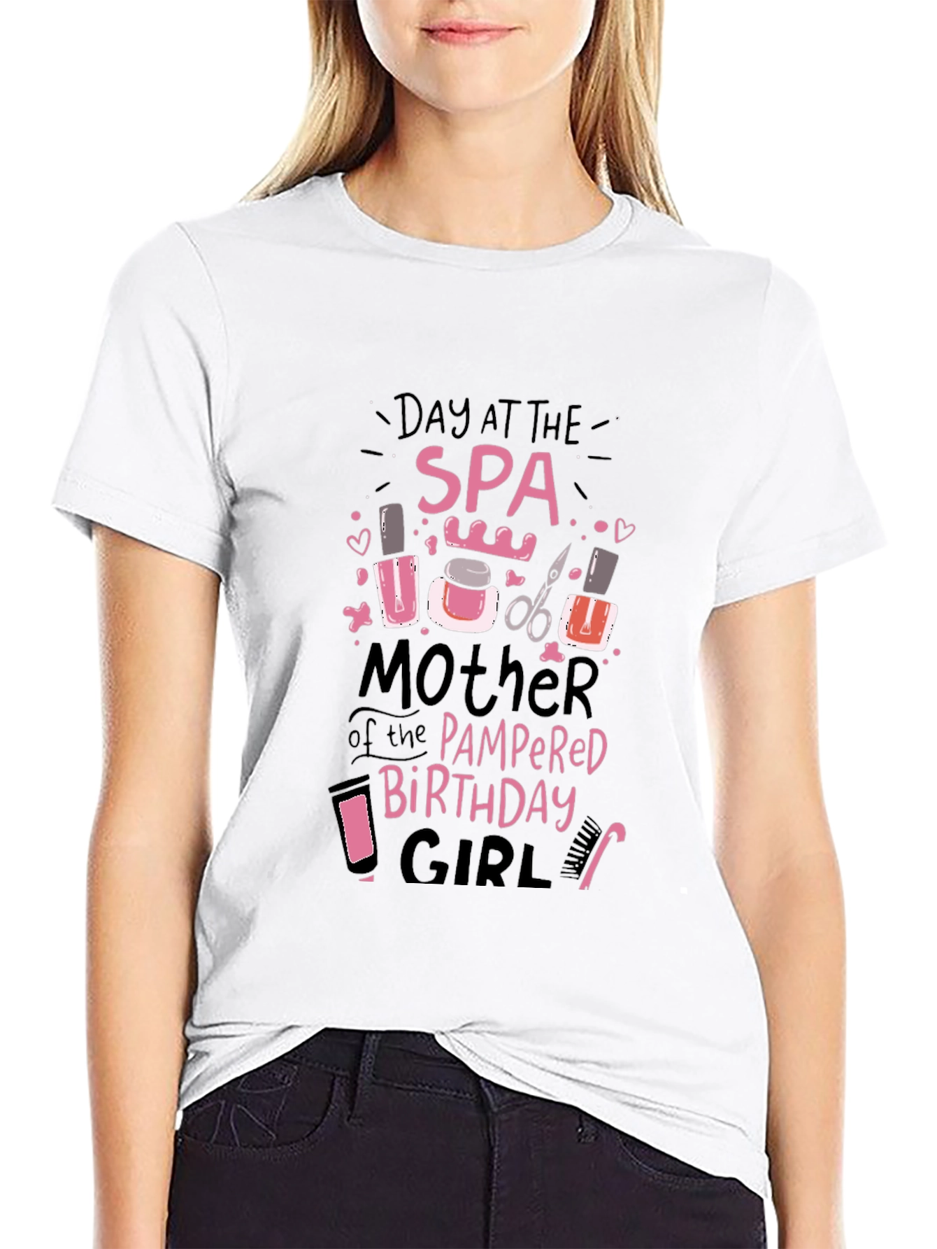 Spa Day Birthday Girl T-Shirt