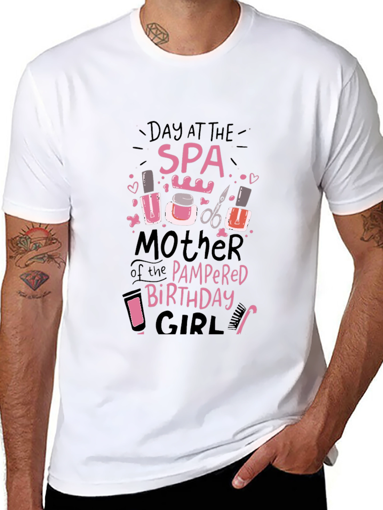 Spa Day Birthday Girl T-Shirt