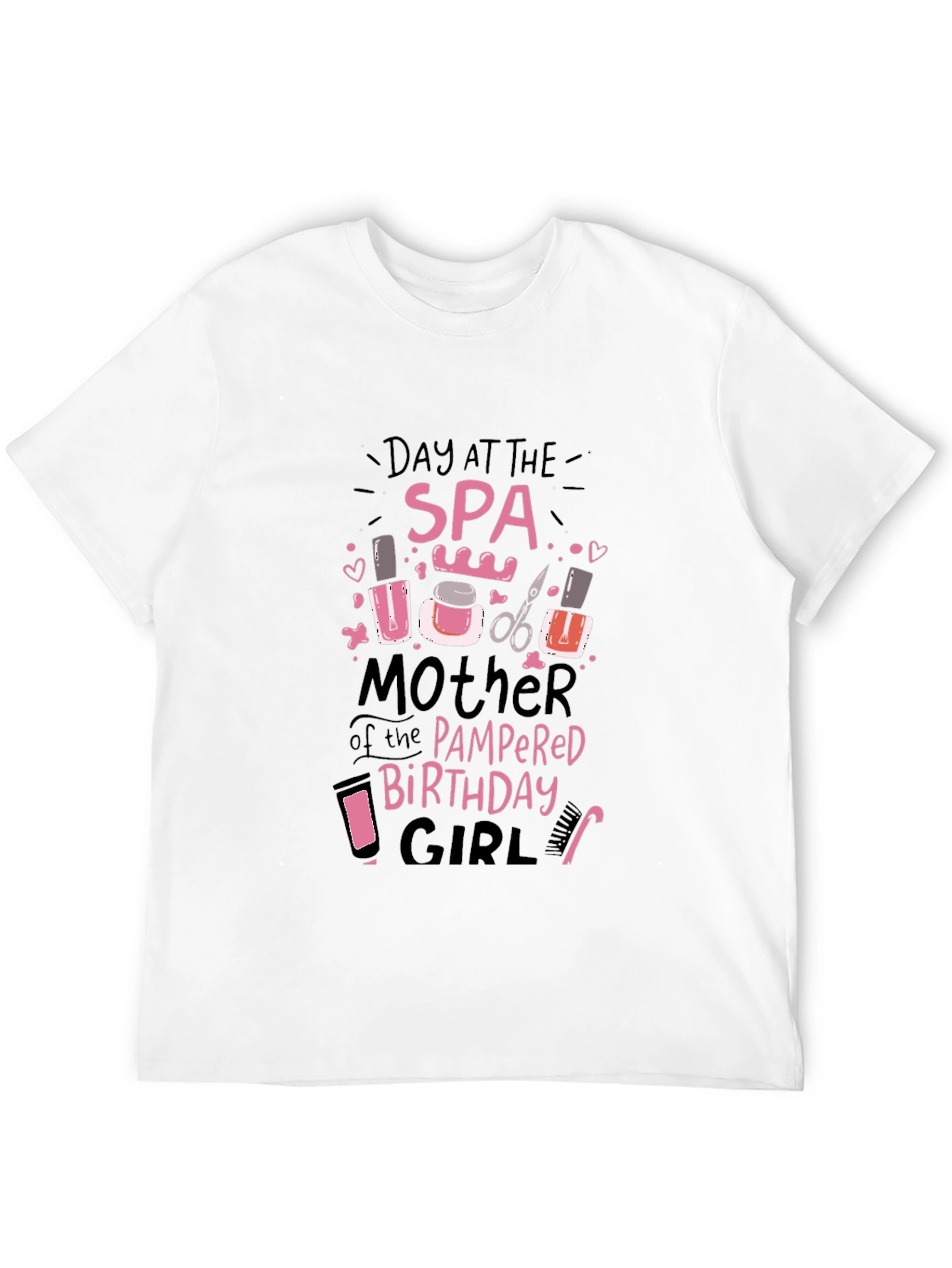 Spa Day Birthday Girl T-Shirt
