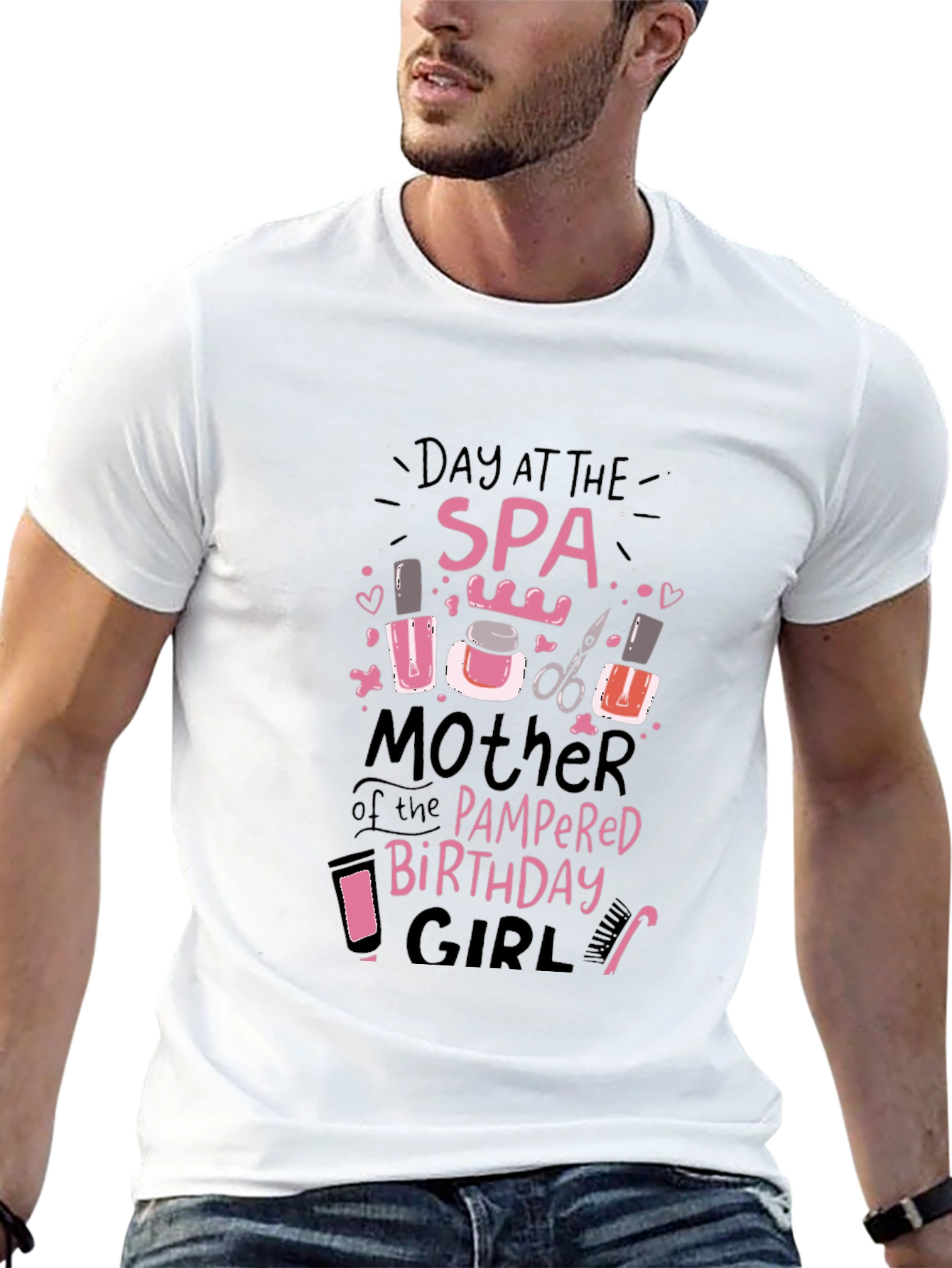 Spa Day Birthday Girl T-Shirt