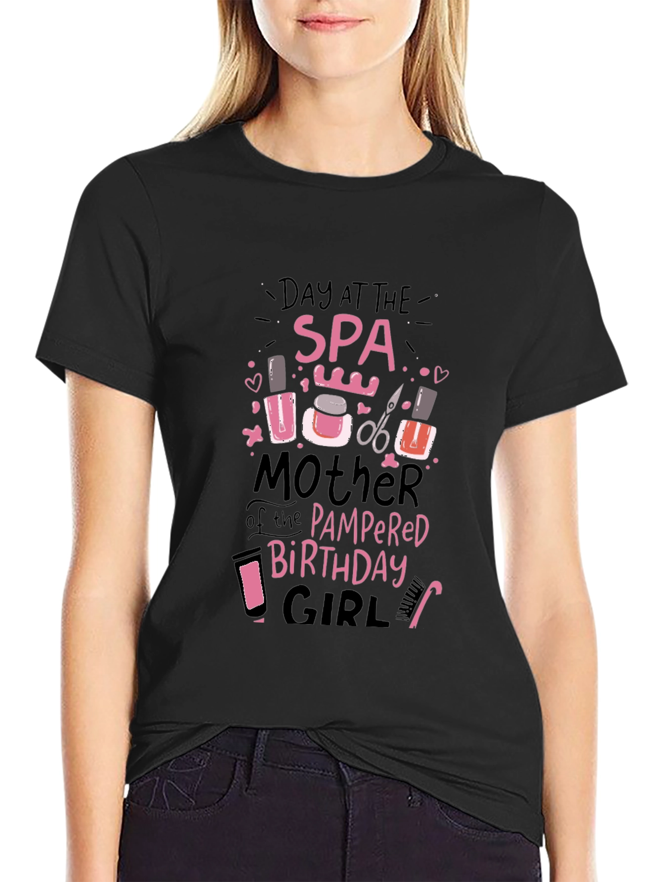 Spa Day Birthday Girl T-Shirt