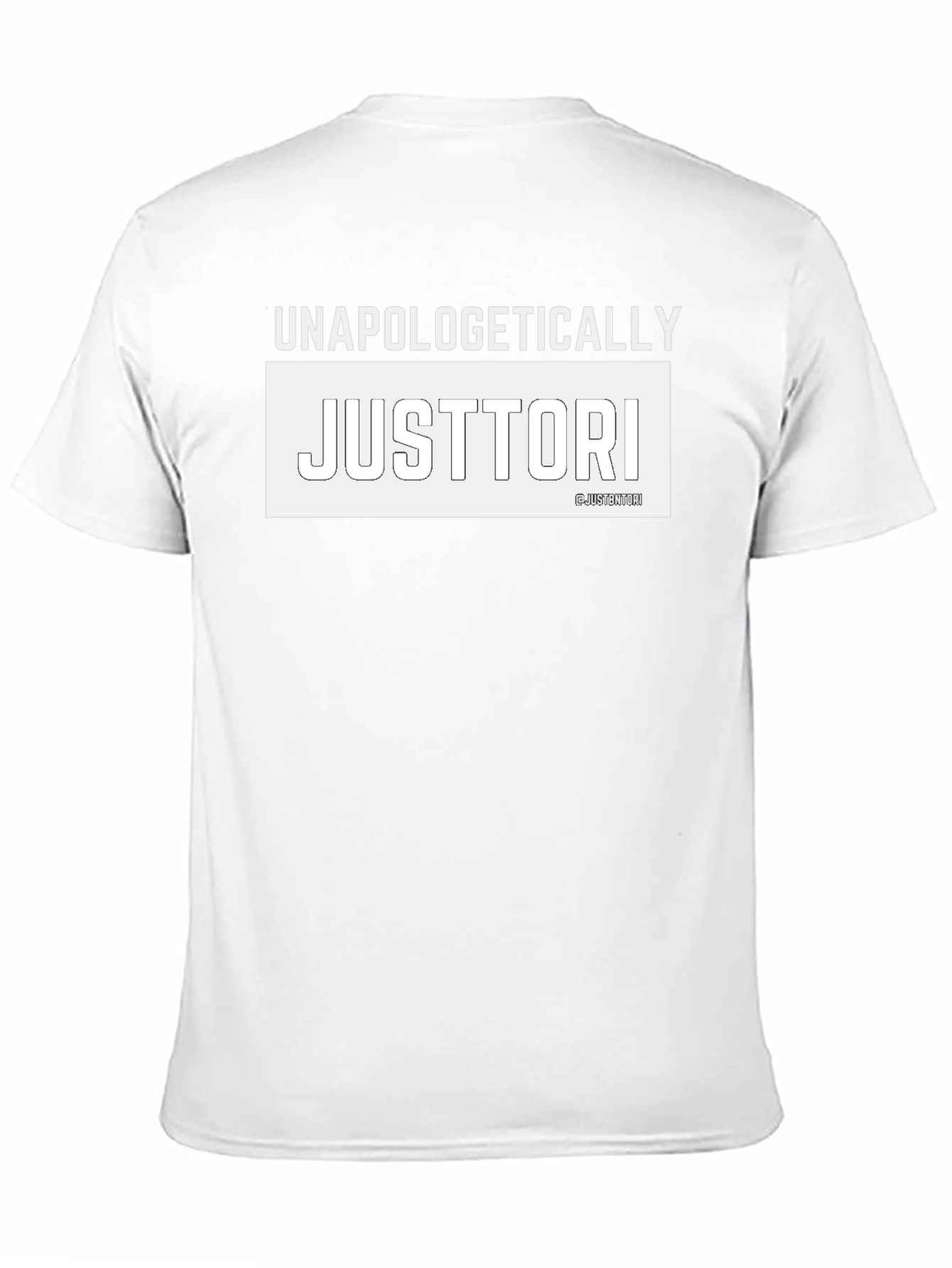 Unapologetically Justtori Black Graphic Tee