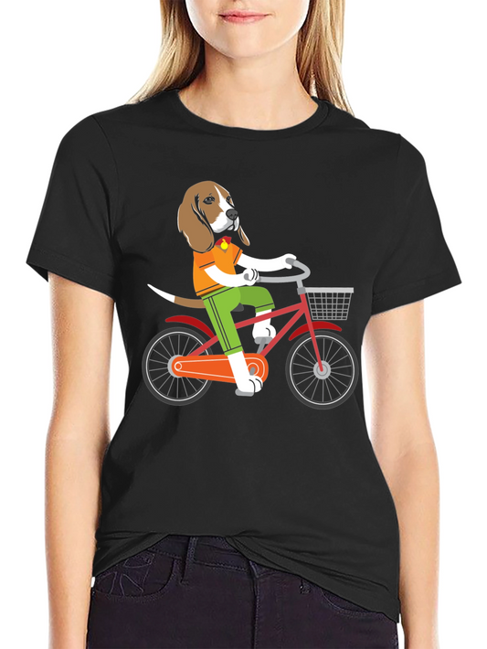 Dog on Bike Graphic Tee