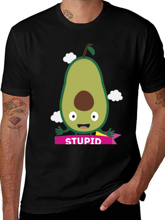 Avocado Graphic Tee - STUPID Pun T-Shirt