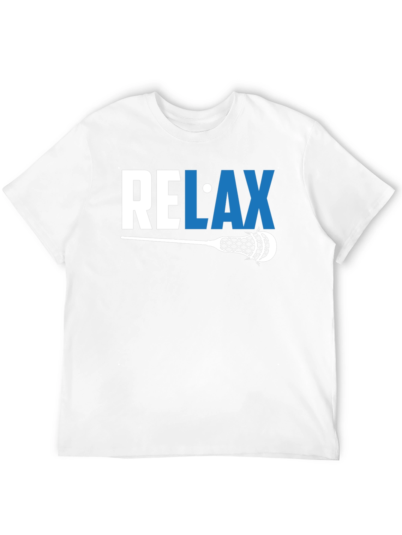 Relax Lacrosse Graphic Tee - Mens Black T-Shirt