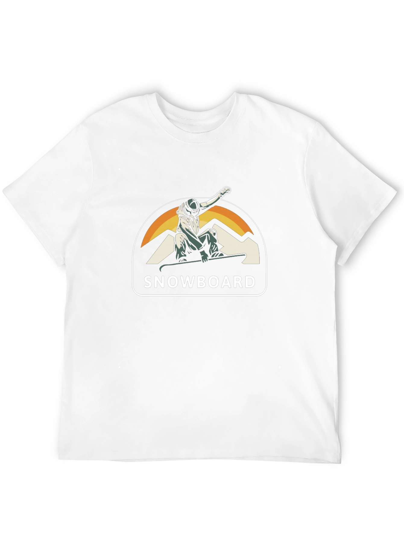 Cool Snowboarder T-Shirt - Black Graphic Tee