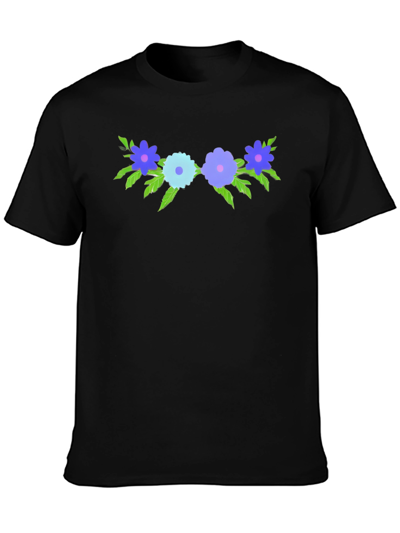 Floral Crown Graphic Tee - Soft Cotton Blend