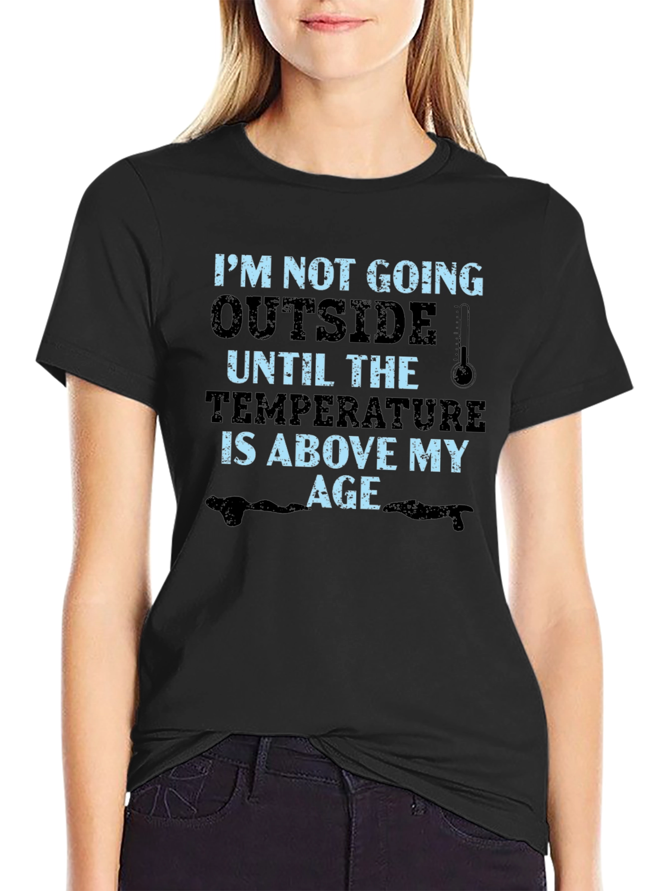 Funny Age Temperature Graphic T-Shirt