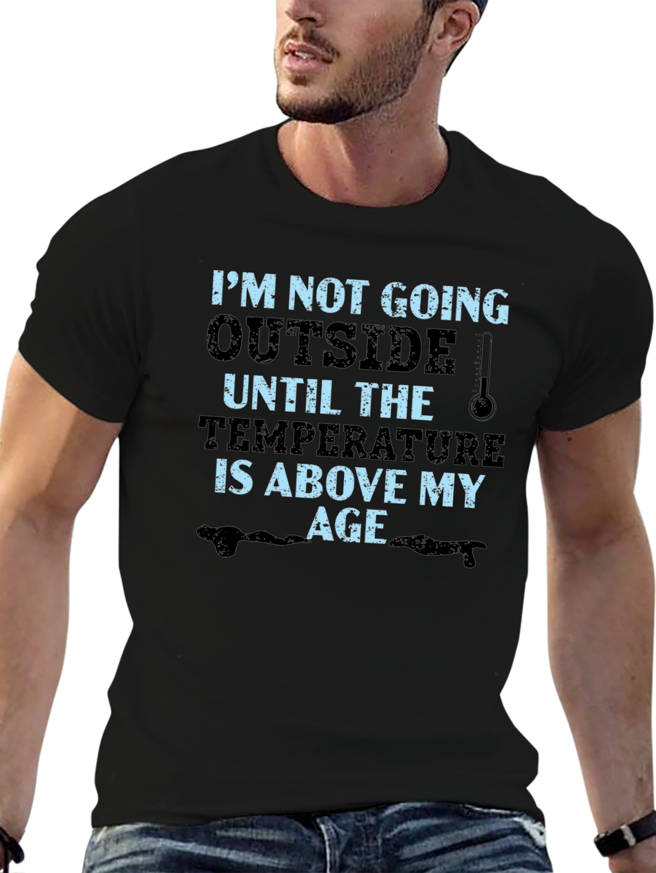 Funny Age Temperature Graphic T-Shirt