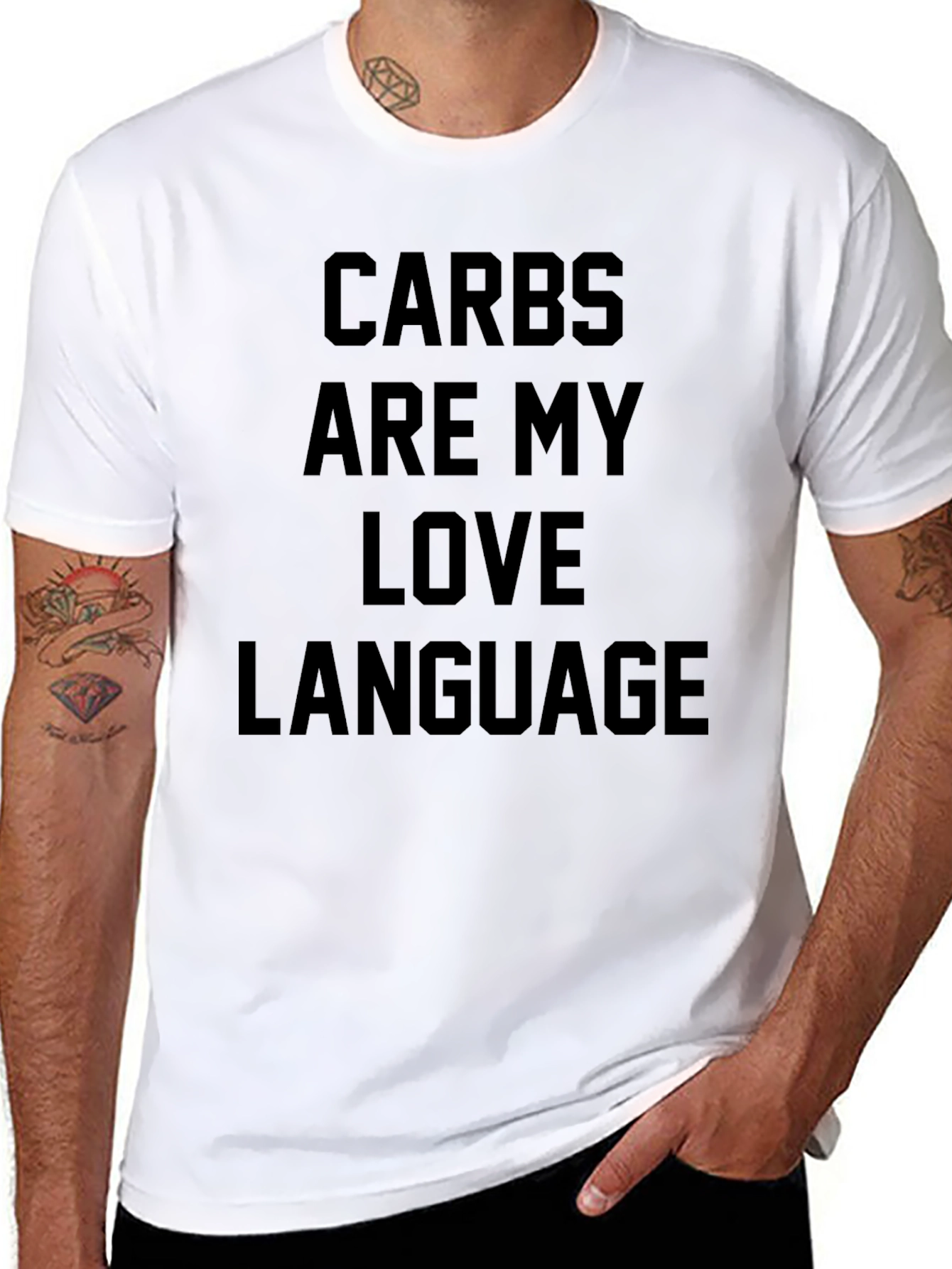 Carbs Are My Love Language Graphic Tee