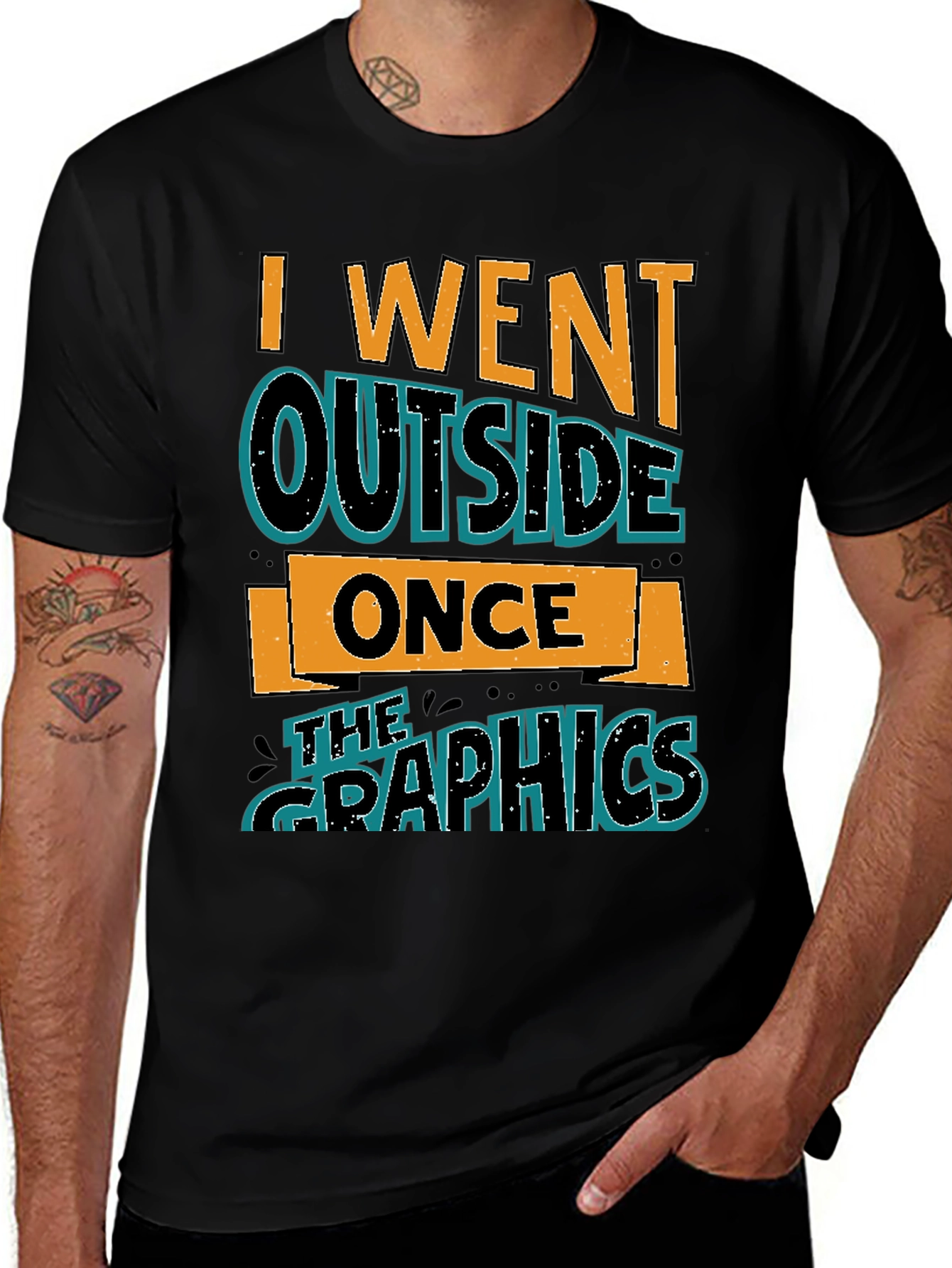 I Went Outside Once Graphic Tee