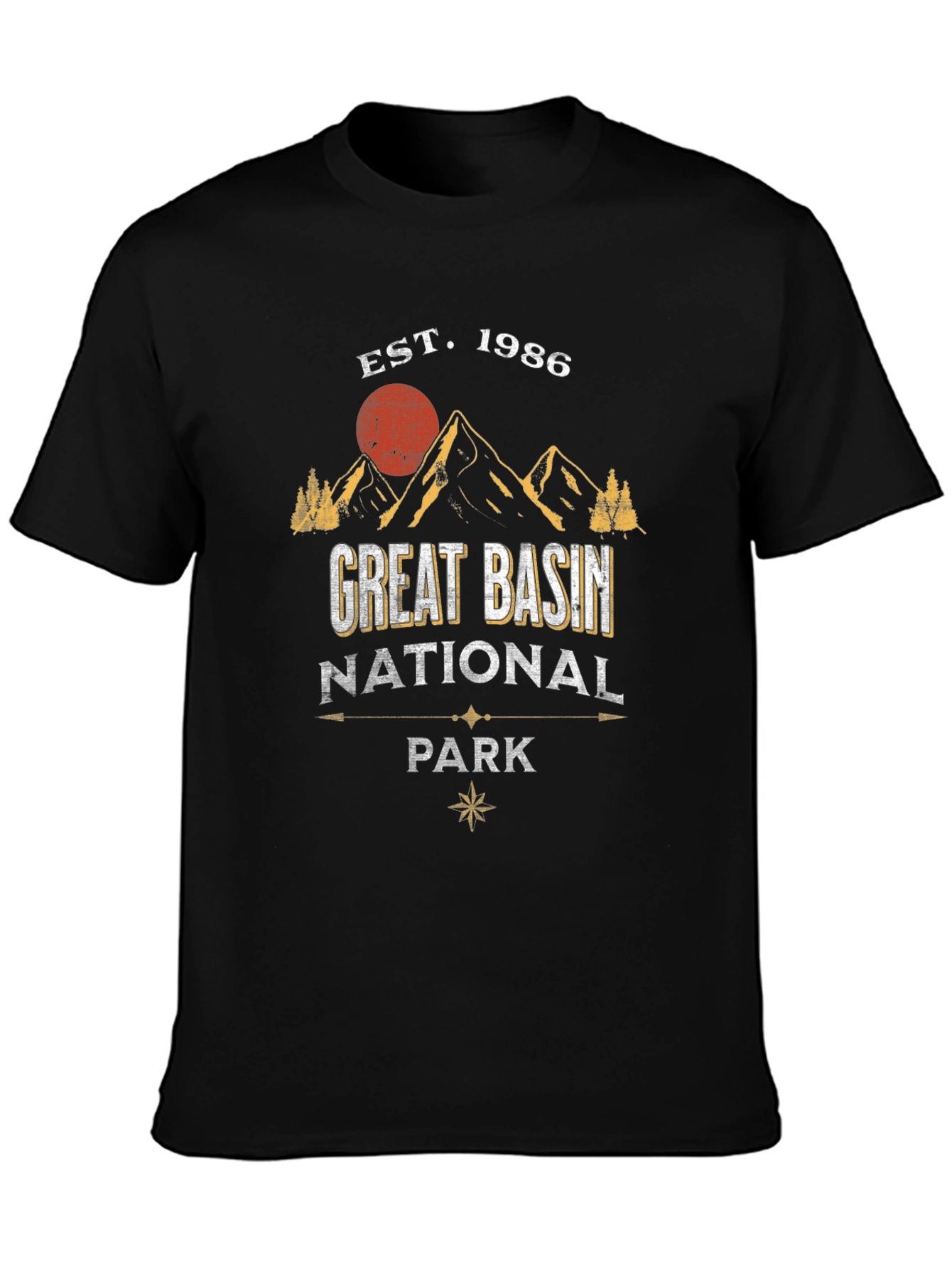 Great Basin National Park Est. 1986 Black T-Shirt