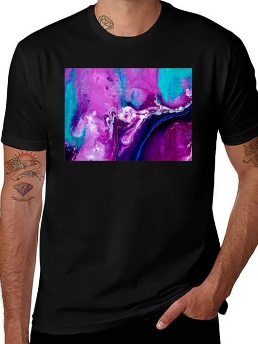 Abstract Art Graphic Tee - Modern Style