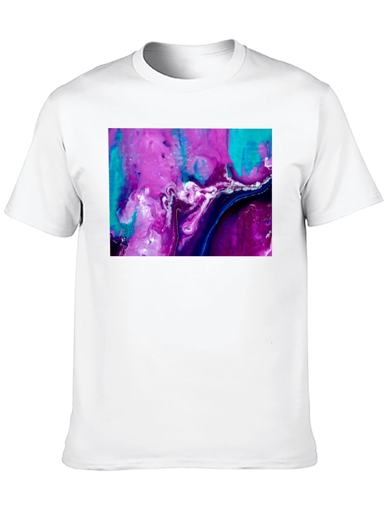Abstract Art Graphic Tee - Modern Style