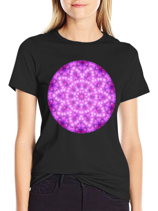 Cosmic Mandala Black T-Shirt