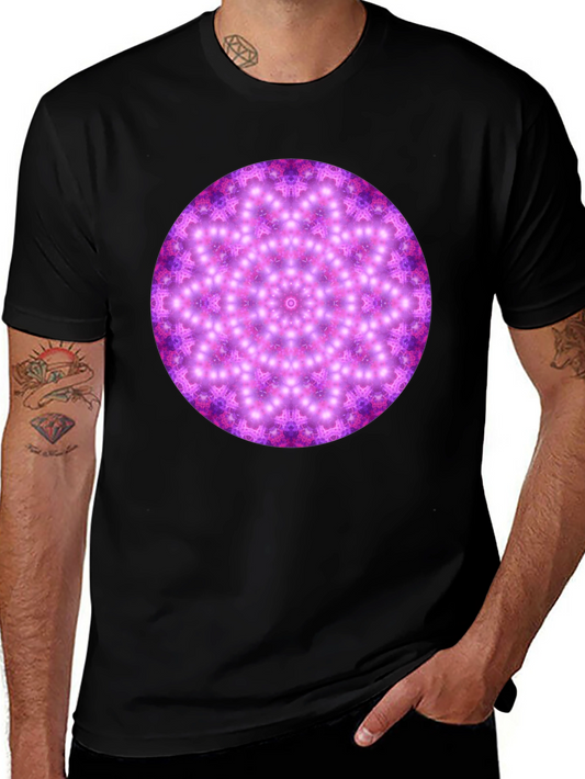 Cosmic Mandala Black T-Shirt