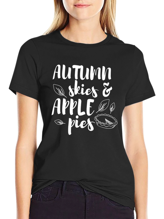 Autumn Skies & Apple Pies Graphic T-Shirt