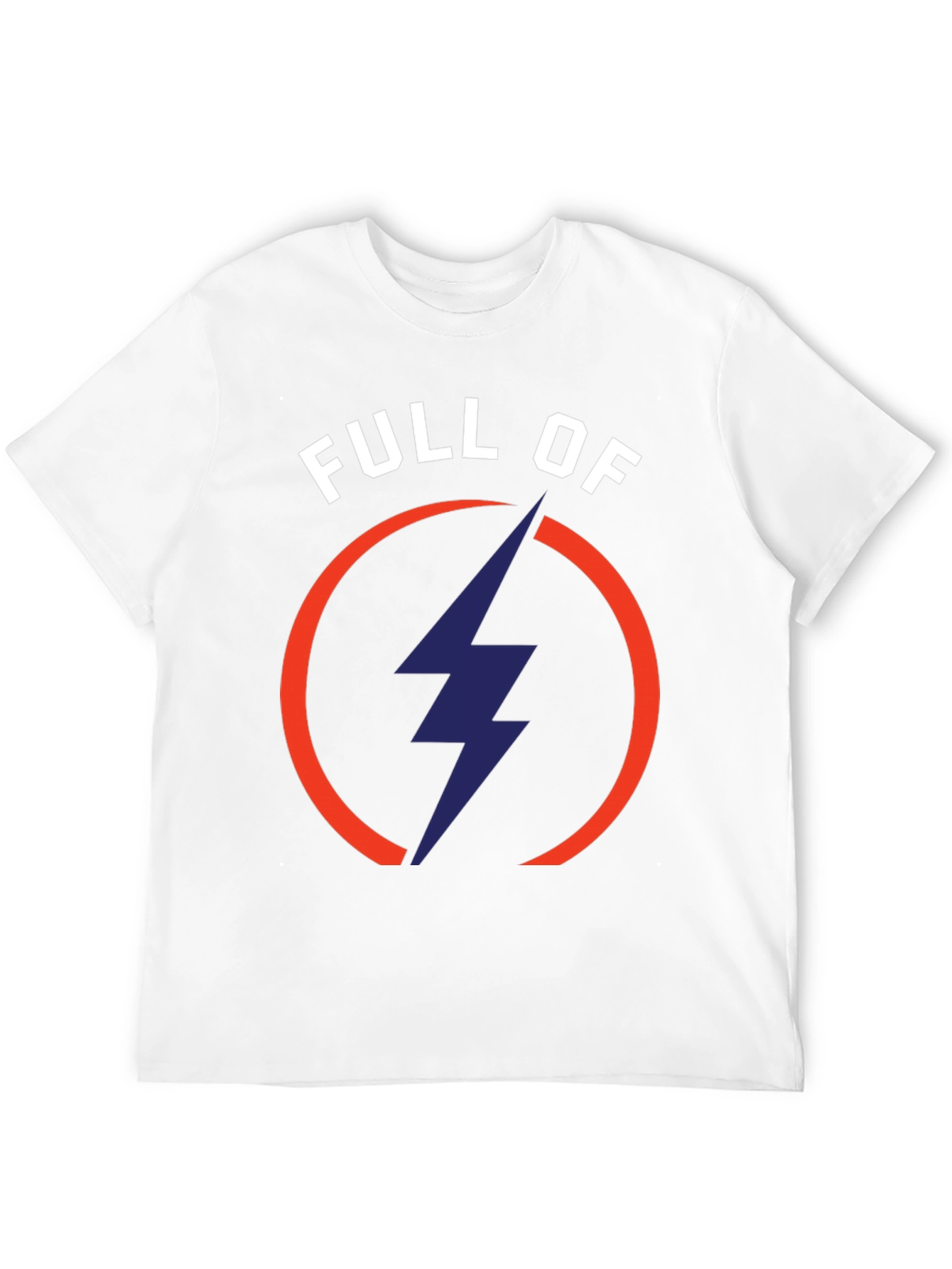 Full of Energy Graphic Tee - Bolt Circle Design