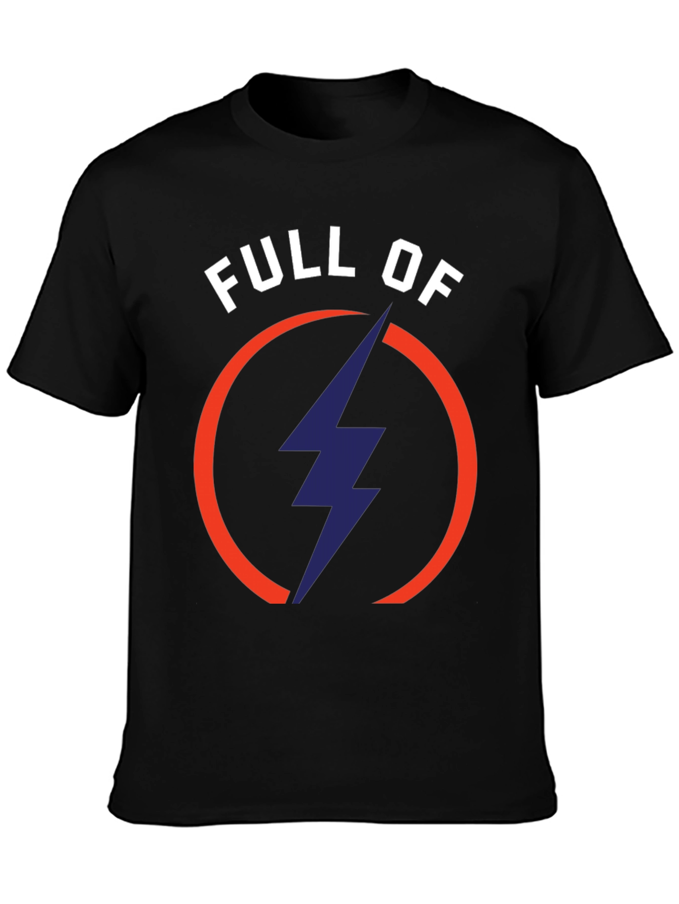 Full of Energy Graphic Tee - Bolt Circle Design