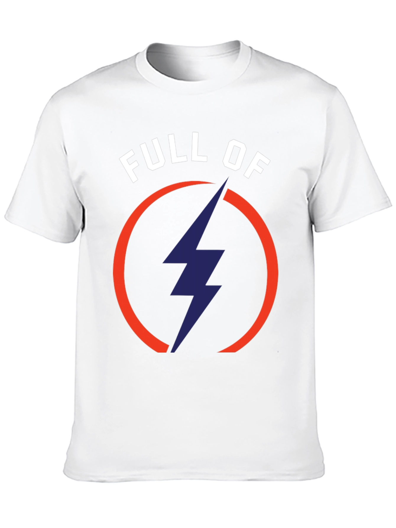 Full of Energy Graphic Tee - Bolt Circle Design